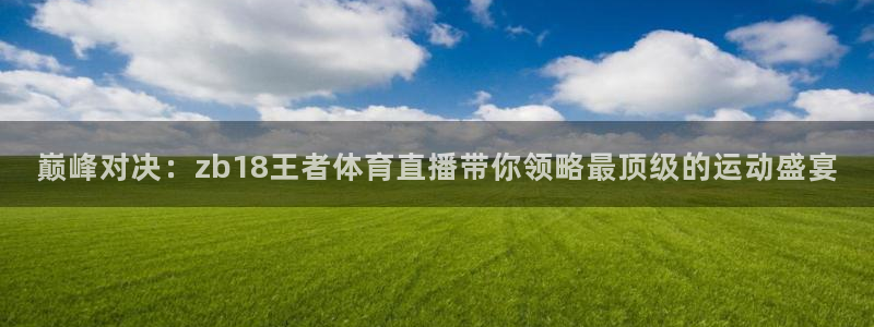 飞速直播篮球直播：巅峰对决：zb18王者体育直播带你领略最顶级的运动盛宴
